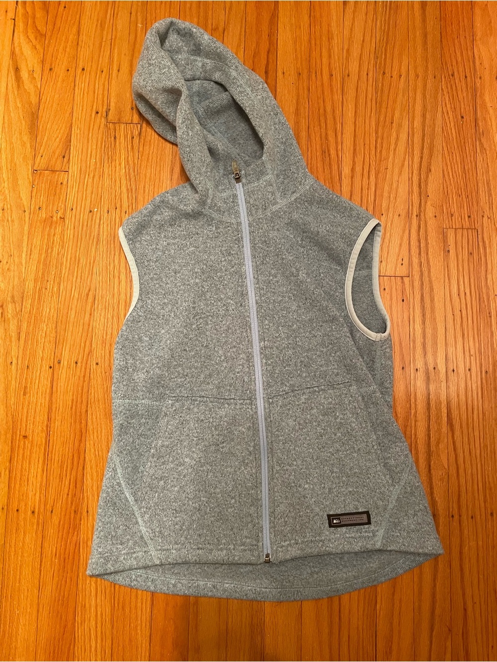 REI Sleeveless Sweater Vest With Hood Women’s Small